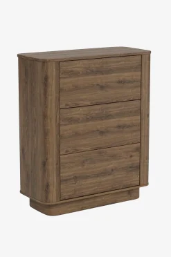 AC Design Furniture Atmore byrå, 3 lådor, push to open-funktion, 90x40x107 cm