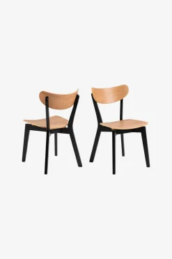 AC Design Furniture Roxby matbordsset med bord och 4 stolar, 105x105x76 cm
