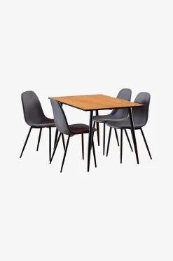 AC Design Furniture Wilma rektangulärt matbordsset 120x80x75 cm kombination 1