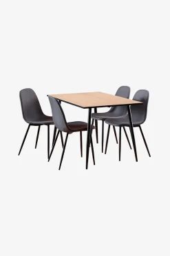AC Design Furniture Wilma rektangulärt matbordsset 120x80x75 cm