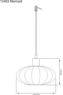 Aneta Lighting Fönsterlampa Mamsell