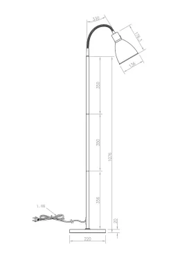 Aneta Lighting Golvlampa Idre