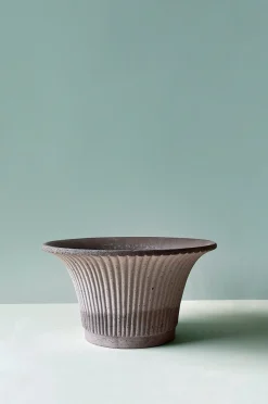 Bergs Potter Kruka med fat Daisy RAW, Ø 25 cm