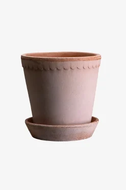 Bergs Potter Kruka med fat Helena RAW, Ø 21 cm