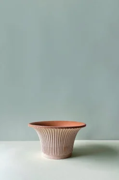 Bergs Potter Kruka med fat Daisy Raw Ø 30 cm