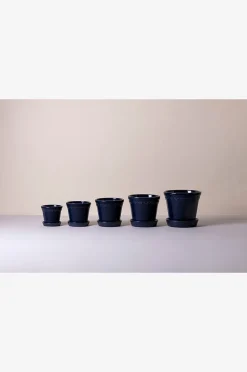 Bergs Potter Kruka med fat Københavner GLAZED, Ø 18 cm