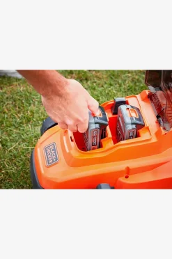 Black & Decker Gräsklippare 2x18V 2.5Ah 33 cm Batteri ingår
