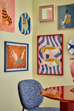 Bloomingville Missy Illustration med ram