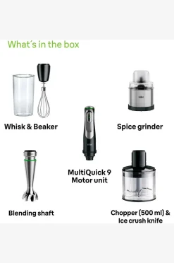 Braun Stavmixer Mq9138xi Set Multiquick 9 Premium 1200 W