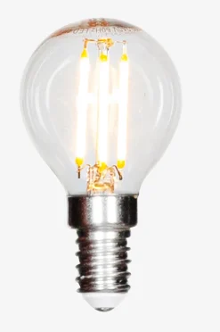 By Rydéns Filament dekorationslampa LED dimbar klot E14 4W Ø45 mm klar