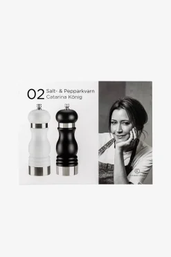 Catarina König Salt- och pepparkvarn 18cm 2 delar
