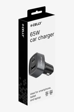 Celly Billaddare 1xusb-c PD 1xusb-a 65w