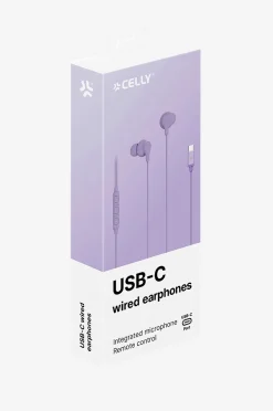 Celly Hörlurar In-Ear Kabel USB-C UP1600
