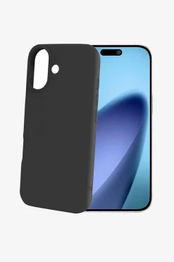 Celly Mobilskal Cromo Soft Rubber Case Iphone 17 Svart