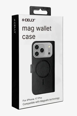 Celly Plånboksfodral Wallet Case Magsafe Iphone 17 Pro