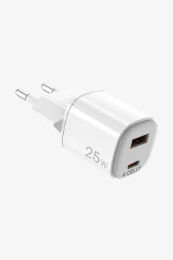 Celly Usb-laddare Gan 1 x Usb-a + 1 x Usb-c PD 25w