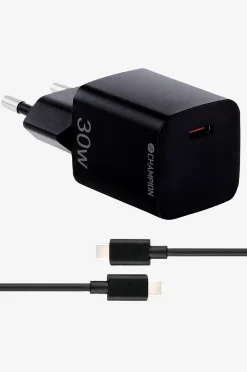 Champion Nordic Laddare 30 W + USB-C-kabel