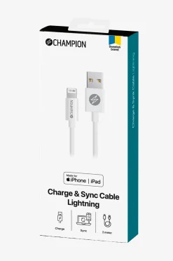 Champion Nordic USB-A till Lightning-kabel 2 m