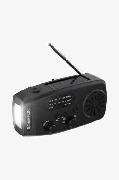 Champion Nordic Vevradio med ficklampa och solceller