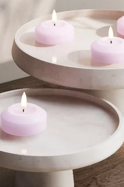 DeluxeHomeart LED Flytande värmeljus 6,1 cm Lavendel 2 st