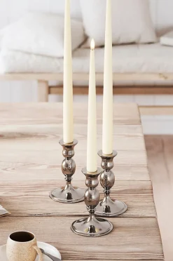DeluxeHomeart LED Taper Candle Shiny 2,2x38 cm 2 st