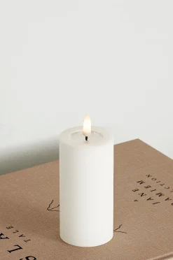 DeluxeHomeart LED-pelarljus 5x10 cm