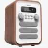 Denver FM/DAB+ Radio Bluetooth Trä/Vit