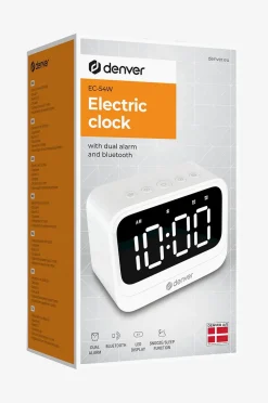 Denver Väckarklocka med bluetooth-högtalare