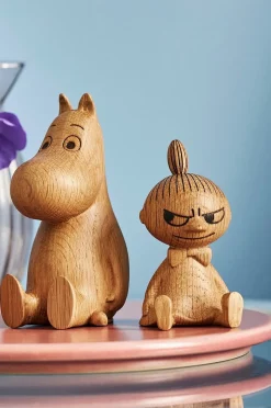 Dsignhouse x Moomin Trä Dekoration Mumin Lilla My 8 cm
