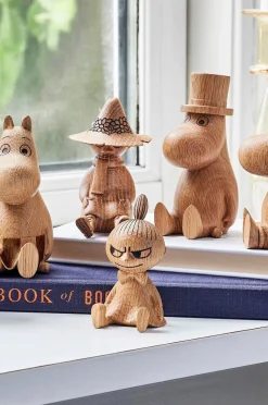 Dsignhouse x Moomin Trä Dekoration Mumin Lilla My 8 cm