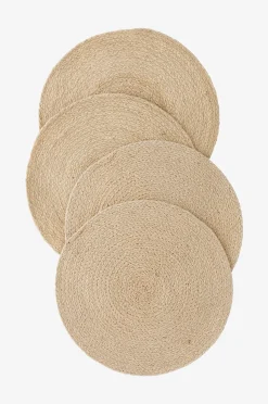 Ellos Home Bordstablett Ria i jute, 4-pack