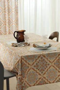 Ellos Home Duk Duk Elly Tile i återvunnet halvlinne