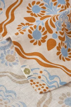 Ellos Home Duk Duk Elly Tile i återvunnet halvlinne
