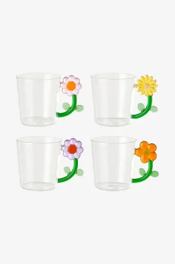 Ellos Home Glasmugg Daisy 4-pack