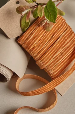Ellos Home Presentband Velvety Stripe i sammet, 10 m