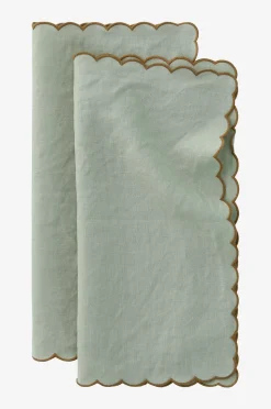 Ellos Home Servetter Malva Scallop 40x40 cm 2-pack