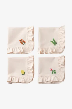 Ellos Home Servetter Lovisa Embrodery 4-pack