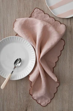 Ellos Home Servetter Malva Scallop 40x40 cm 2-pack
