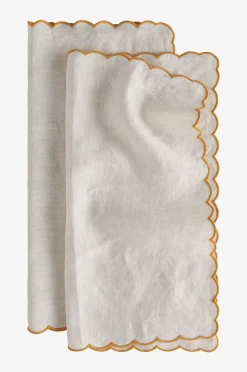 Ellos Home Servetter Malva Scallop 40x40 cm 2-pack