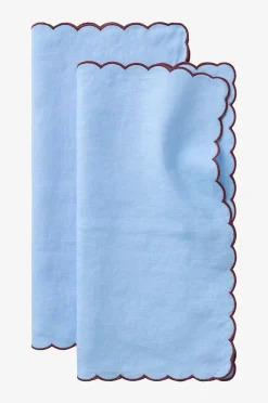 Ellos Home Servetter Malva Scallop 40x40 cm 2-pack
