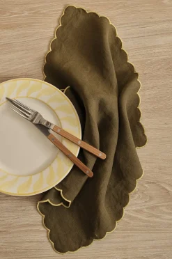 Ellos Home Servetter Malva Scallop 40x40 cm 2-pack