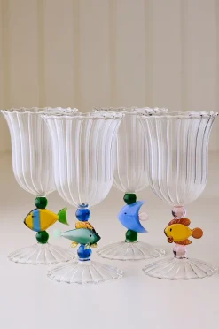 Ellos Home Vinglas Blue Lagoon 4-pack
