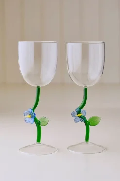 Ellos Home Vinglas Frosted Bloom 2-pack