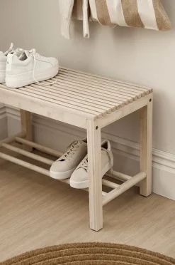 Ellos Home Bänk / skohylla Stripe