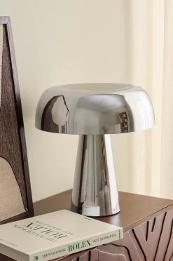 Ellos Home Bordslampa Bonnie Chrome
