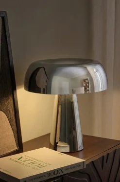 Ellos Home Bordslampa Bonnie Chrome