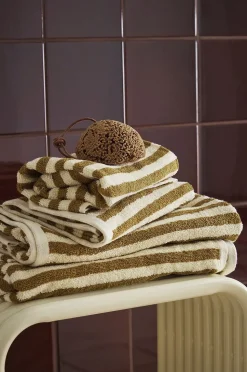 Ellos Home Frottéset Stripe 4 delar