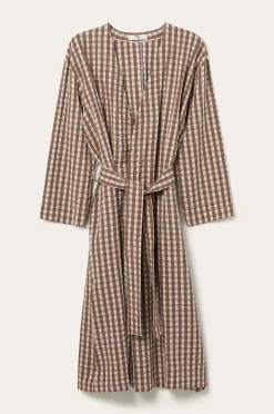 Ellos Home Kimono Nell Check Kimono