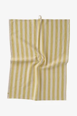 Ellos Home Kökshandduk Elly Classic Stripe i återvunnet halvlinne 2-pack
