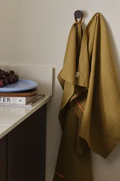Ellos Home Kökshandduk Elly i återvunnet halvlinne 2-pack